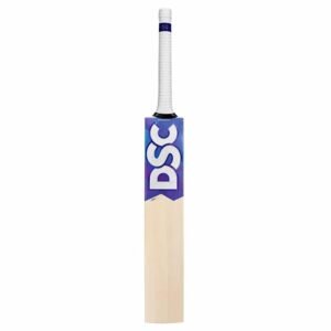 DSC BLU 5 English Willow Cricket Bat for Mens, with Cross Weave Tape, Size-5